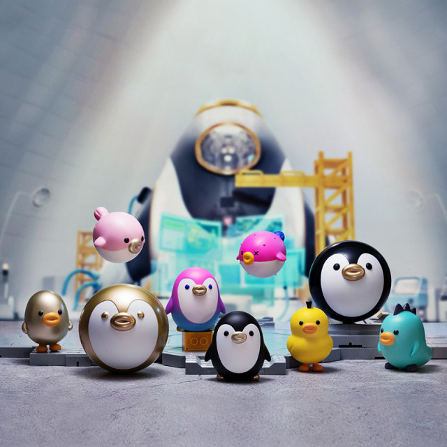 PUPU ALIENS 噗噗星人 扭蛋盲盒公仔创意潮玩桌面摆件