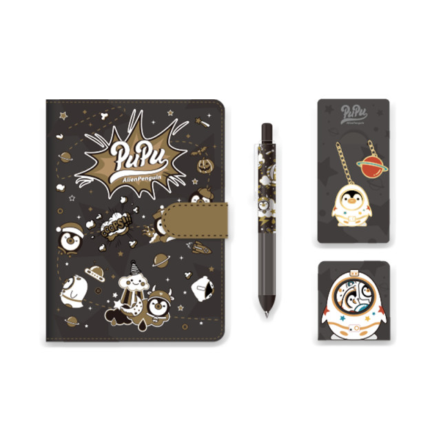 噗噗星人 PUPU ALIENS 联名磁扣本-限定套装