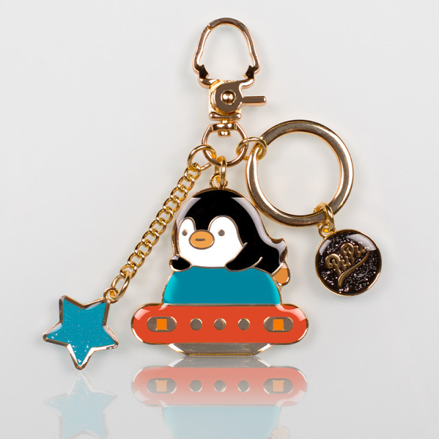 噗噗星人 PUPU ALIENS 金属钥匙扣