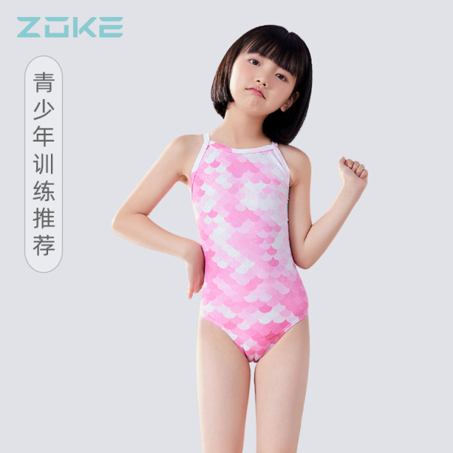 【新品】ZOKE洲克官方青少年训练连体三角泳衣-125525835