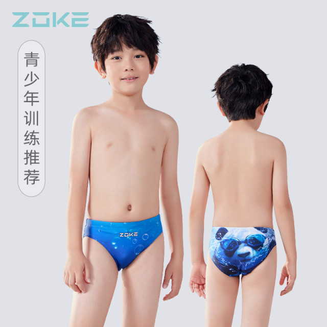 【新品】ZOKE洲克官方青少年训练三角泳裤-洲克熊猫系列-125526816