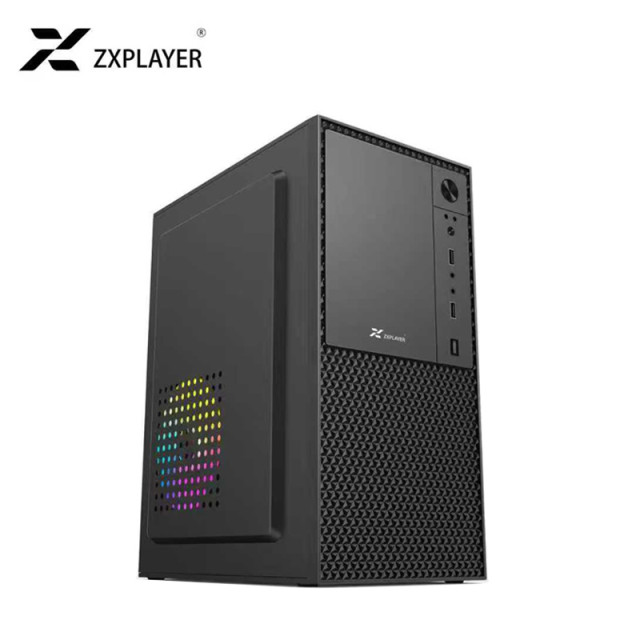 卓兴玩家 M9（黑色）铁侧 台式电脑游戏主机机箱