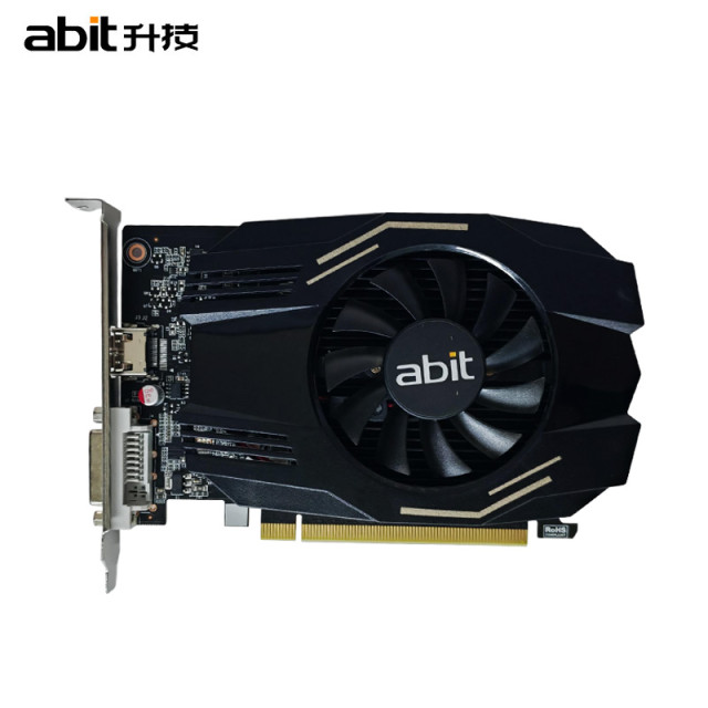 升技GT1030 2G GDDR5  单风扇游戏办公显卡 HDMI+VGA