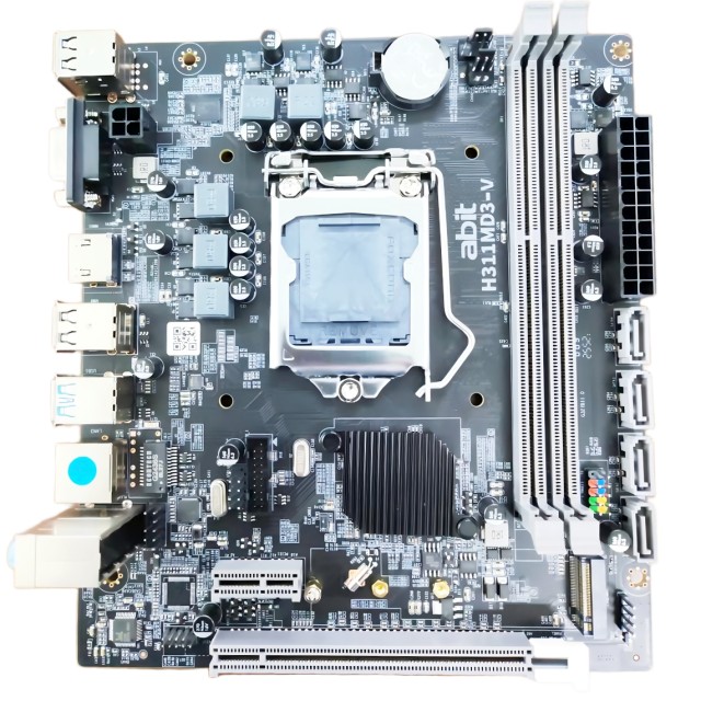 升技 (abit) H311MD3-V 主板 (支持6、7、8、9代) HDMI+VGA+M.2*1