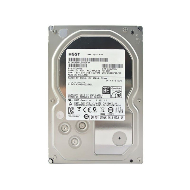 日立HGST 4000G 企业盘 7200转机械硬盘