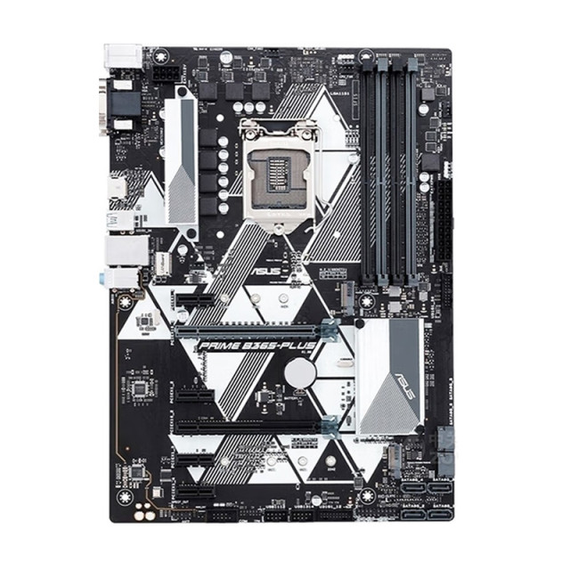 华硕PRIME B365-PLUS主板 VGA+HDMI+DVI+M.2*2+ 内存插槽*4