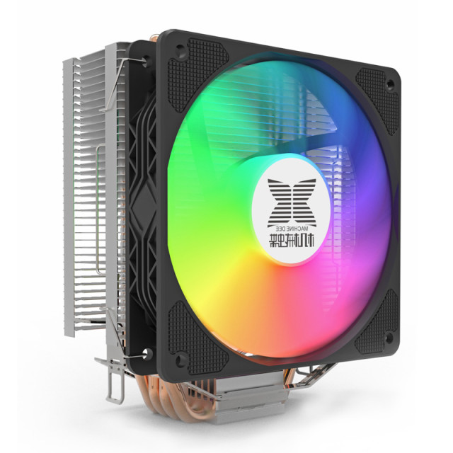 天极风机械碟 V40 炫彩版 四铜管散热器