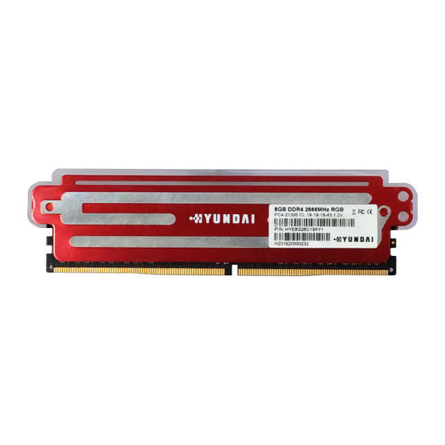 韩国现代 8G 2666 DDR4 RGB灯条 台式机内存条