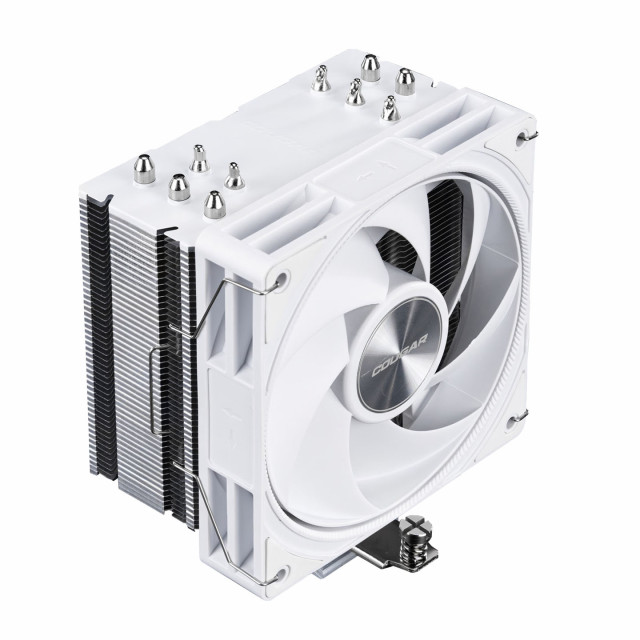 骨伽风擎50MAX 白色台式电脑CPU散热器 镀镍5热管静音温控无光全平台CPU风扇