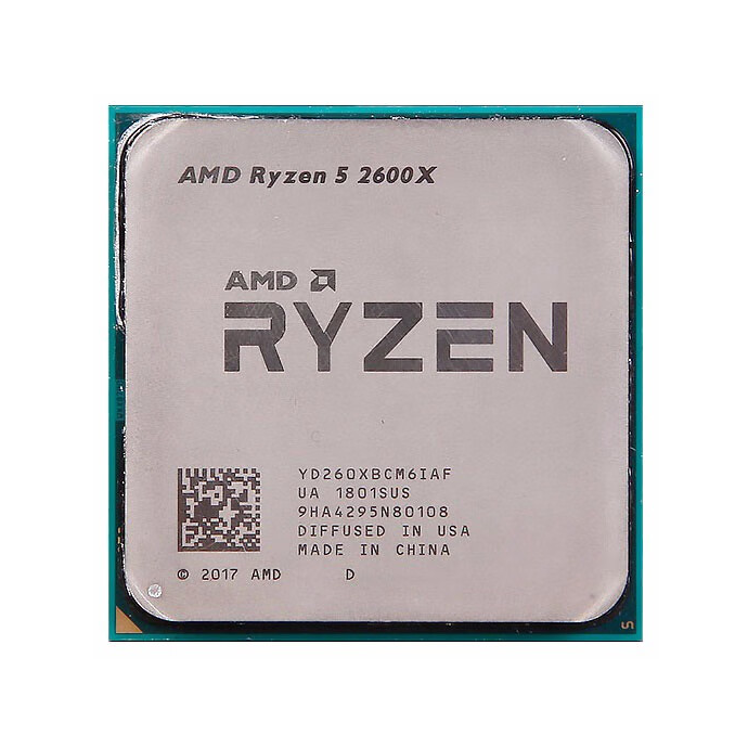 AMD 锐龙 R5-2600X 3.6G  6核12线程 16M/95W