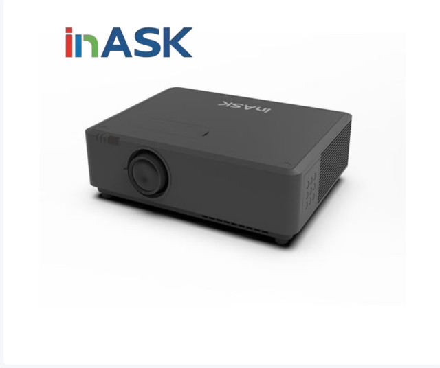 英士（InASK）KU900投影仪展厅DLP专业工程机高清投影机9000流明镜头另行购买，标镜1.03-1.68
