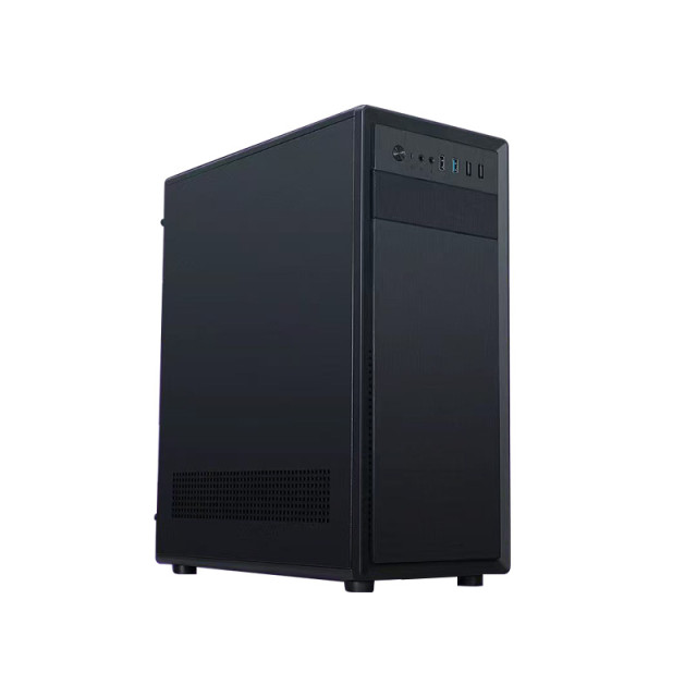 游戏风暴 堡垒5（黑色）铁侧 台式电脑游戏主机箱