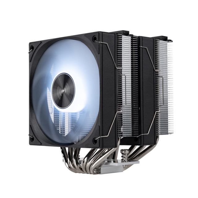 骨伽风擎60 MAX 双塔风冷CPU散热器 双塔双风扇CPU散热器 6热管ARGB温控静音 云南CPU散热器