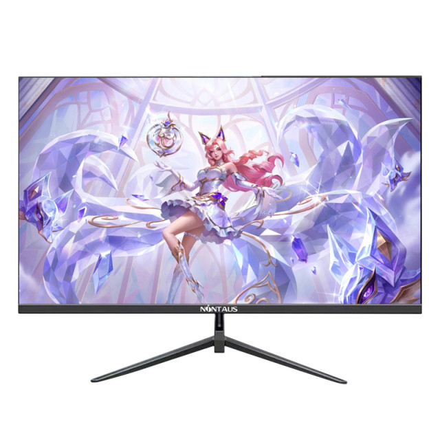 金正 A320SW(黑色)32寸直面无边框/V型底座/IPS硬屏75HZ HDMI+VGA+DC