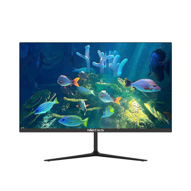 金正 A240SW 24英寸黑色 直面无边框/V型底座/100HZ/IPS硬屏 HDMI+VGA+DC