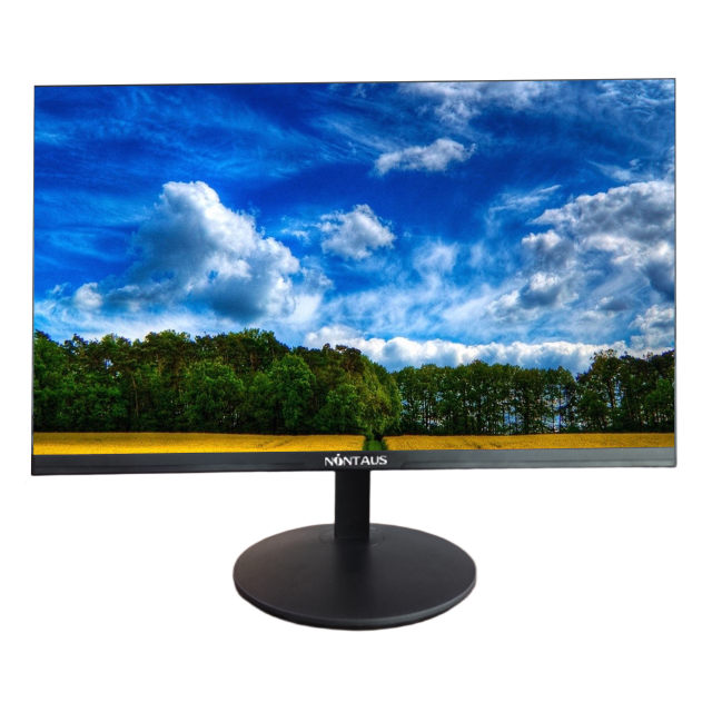 金正 A238SW 100HZ/圆型底座/黑/直面无边框/IPS硬屏 HDMI+VGA+DC